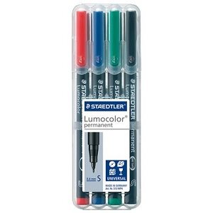 Marqueurs permanents Lumocolor® 4 couleurs