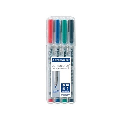 Marqueurs Non-Permanents Lumocolor® 4 couleurs Marqueurs Non-Permanents Lumocolor® 4 couleurs