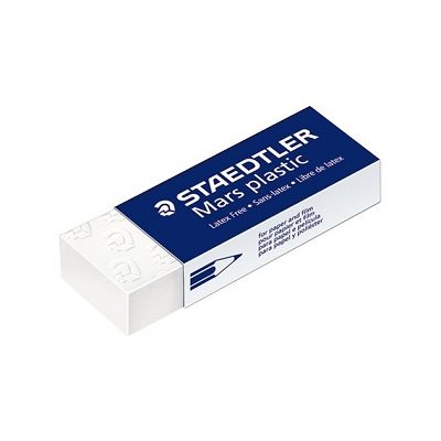 Gomme à effacer blanche Mars plastic