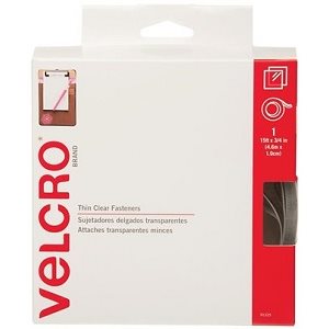 Ruban autoadhésif Velcro® Transparent (4.5m X 1.9cm)