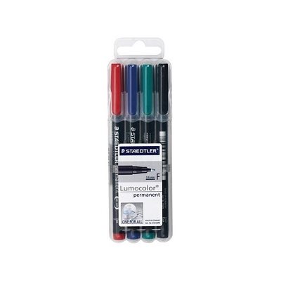 Marqueurs permanents Lumocolor® 4 couleurs