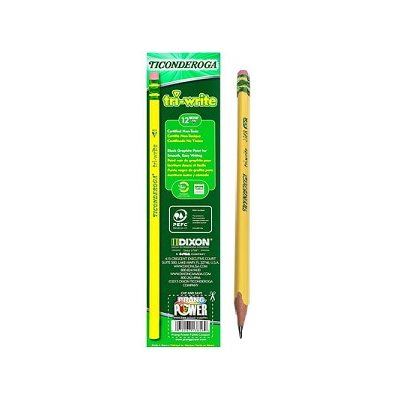 Crayons à mine Ticonderoga® tri-write Crayons à mine Ticonderoga® tri-write