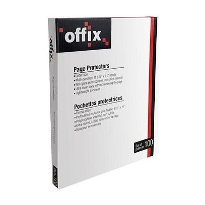 Protège-feuilles Offix® 100 / Bte Protège-feuilles Offix® 100 / Bte