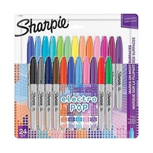 Marqueurs fins Sharpie® 24 couleurs