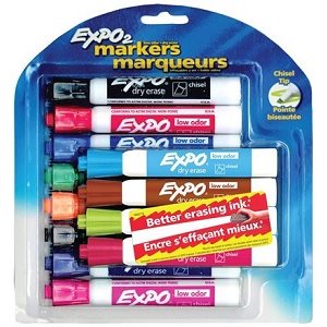 Marqueur pour tableau blanc Expo® 12 couleurs