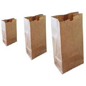 Sacs de papier brun 12 livres (5.44kg) 50 / Pqt