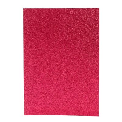 Feuille Cartonné Pailleté - ROUGE Feuille Cartonné Pailleté - ROUGE