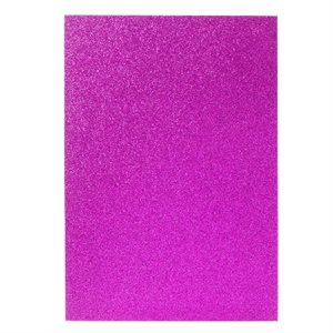 Feuille Cartonné Pailleté - VIOLET