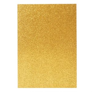 Feuille Cartonné Pailleté - OR