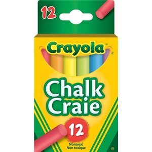 Craies à tableau Couleurs Crayola - 12 / bte