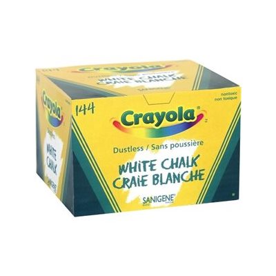 Craies à tableau Blanches Crayola - 144 / bte Craies à tableau Blanches Crayola - 144 / bte