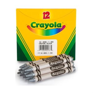 Crayons de cire Crayola, ARGENT