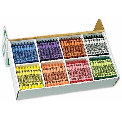 CLASSPACK Crayons de cire Crayola Régulier. 8 couleurs, 400 / Bte CLASSPACK Crayons de cire Crayola Régulier. 8 couleurs, 400 / Bte