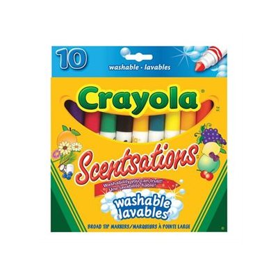 Marqueurs Scentsations Crayola 10 / Bte Marqueurs Scentsations Crayola 10 / Bte