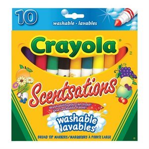 Marqueurs Scentsations Crayola 10 / Bte