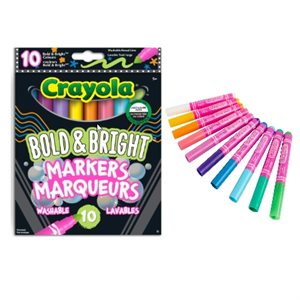 Marqueurs Crayola Bold & Bright