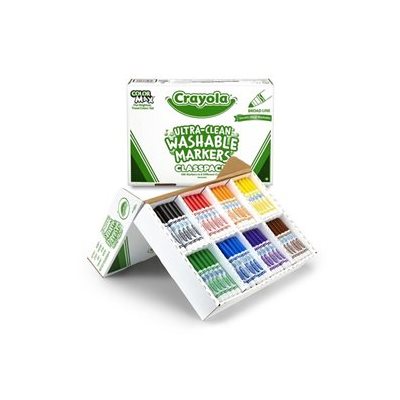 Classpack Marqueurs lavables Crayola 8 couleurs, 200 / Bte Classpack Marqueurs lavables Crayola 8 couleurs, 200 / Bte