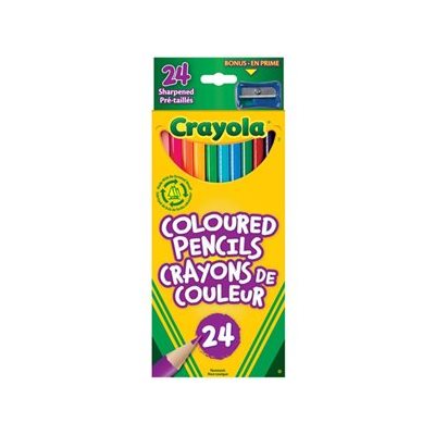 Crayons de couleur Crayola - 24 / Bte Crayons de couleur Crayola - 24 / Bte
