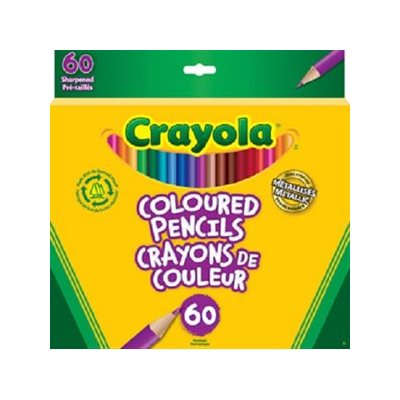 Crayons de couleur Crayola - 60 / Bte Crayons de couleur Crayola - 60 / Bte