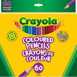 Crayons de couleur Crayola - 60 / Bte
