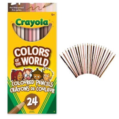 Crayons de Couleur du Monde Crayola Crayons de Couleur du Monde Crayola