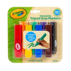 Marqueurs prise Triangulaire Crayola