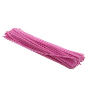 Chenilles - ROSE 6mm