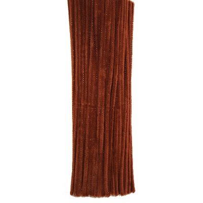 Chenilles couleur BRUN 6mm - 100 / pqt 