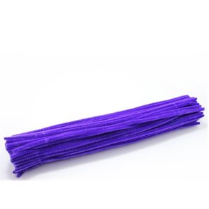 Chenilles - VIOLET 6mm