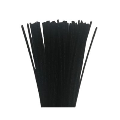 Chenilles - NOIR 6mm Chenilles - NOIR 6mm
