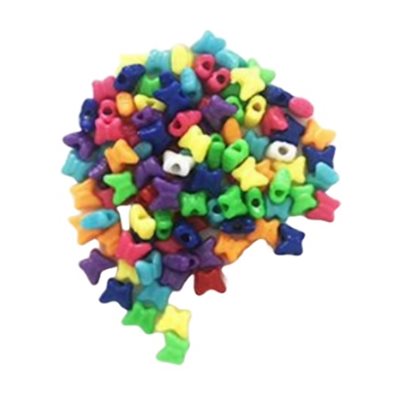 Perles de plastique en forme de PAPILLON, couleurs assorties 500 / pqt Perles de plastique en forme de PAPILLON, couleurs assorties 500 / pqt