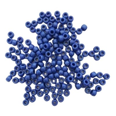 Perles de plastique Pony Opaque, BLEU ROYAL 9mm 1000 / pqt Perles de plastique Pony Opaque, BLEU ROYAL 9mm 1000 / pqt
