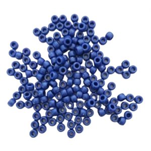 Perles de plastique Pony Opaque, BLEU ROYAL 9mm 1000 / pqt