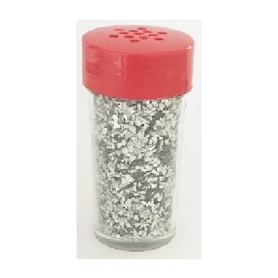 Paillettes en particules ARGENT salière 21g Supérieur Paillettes en particules ARGENT salière 21g Supérieur
