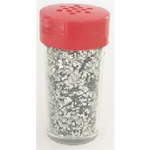 Paillettes en particules ARGENT salière 21g Supérieur