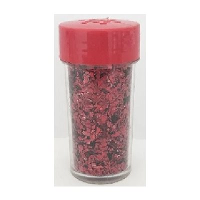 Paillettes en particules ROUGE salière 21g Supérieur