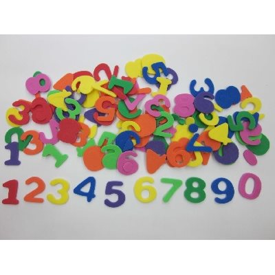 Formes mousse CHIFFRES100 / pqt Formes mousse CHIFFRES100 / pqt