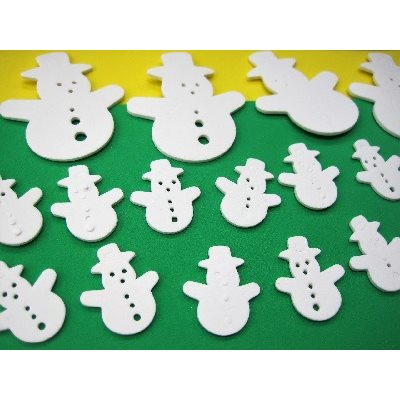 Formes mousse BONHOMMES DE NEIGE 64 / pqt Formes mousse BONHOMMES DE NEIGE 64 / pqt