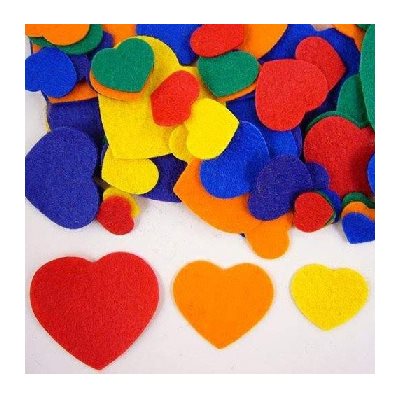 Feutrine COEURS 100 / pqt Feutrine COEURS 100 / pqt