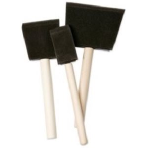 Pinceaux en éponge - 1" (25cm)