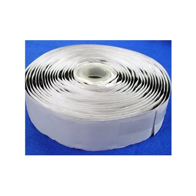 Ruban autoadhésif (style Velcro) BLANC 25mm X 8m Ruban autoadhésif (style Velcro) BLANC 25mm X 8m