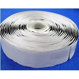 Ruban autoadhésif (style Velcro) BLANC 25mm X 8m