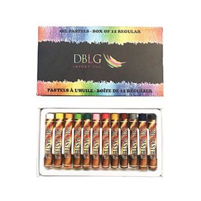 Pastels à l'huile lisse, format Régulier - 12 / Bte Pastels à l'huile lisse, format Régulier - 12 / Bte