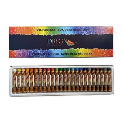 Pastels à l'huile lisse, format Régulier - 24 / Bte Pastels à l'huile lisse, format Régulier - 24 / Bte