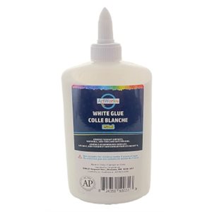 Colle BLANCHE scolaire, Lavable 250ml