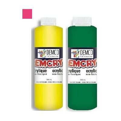 Peinture acrylique scolaire de Demco MAGENTA (500ML) Peinture acrylique scolaire de Demco MAGENTA (500ML)