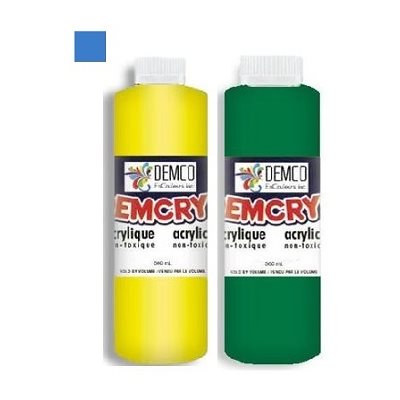 Peinture acrylique scolaire de Demco BLEU CLAIR (500ML) Peinture acrylique scolaire de Demco BLEU CLAIR (500ML)