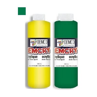 Peinture acrylique scolaire de Demco VERT CLAIR (500ML) Peinture acrylique scolaire de Demco VERT CLAIR (500ML)