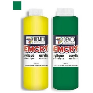 Peinture acrylique scolaire de Demco VERT CLAIR (500ML)