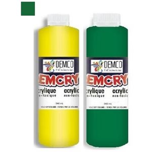Peinture acrylique scolaire de Demco VERT FONCÉ (500ML)